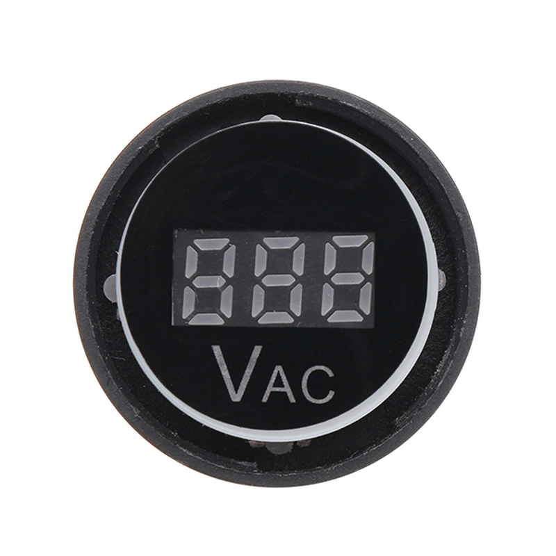 Machifit 22Mm Digital AC Voltmeter AC 50-500V Voltage Meter Gauge Digital Display Indicator Green - MRSLM
