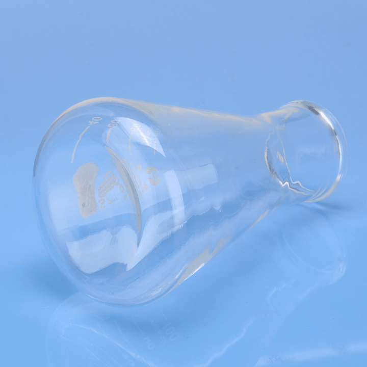100Ml Lab Glass Erlenmeyer Conical Flask Bottle W/ Rim Borosilicate Laboratory Glassware - MRSLM