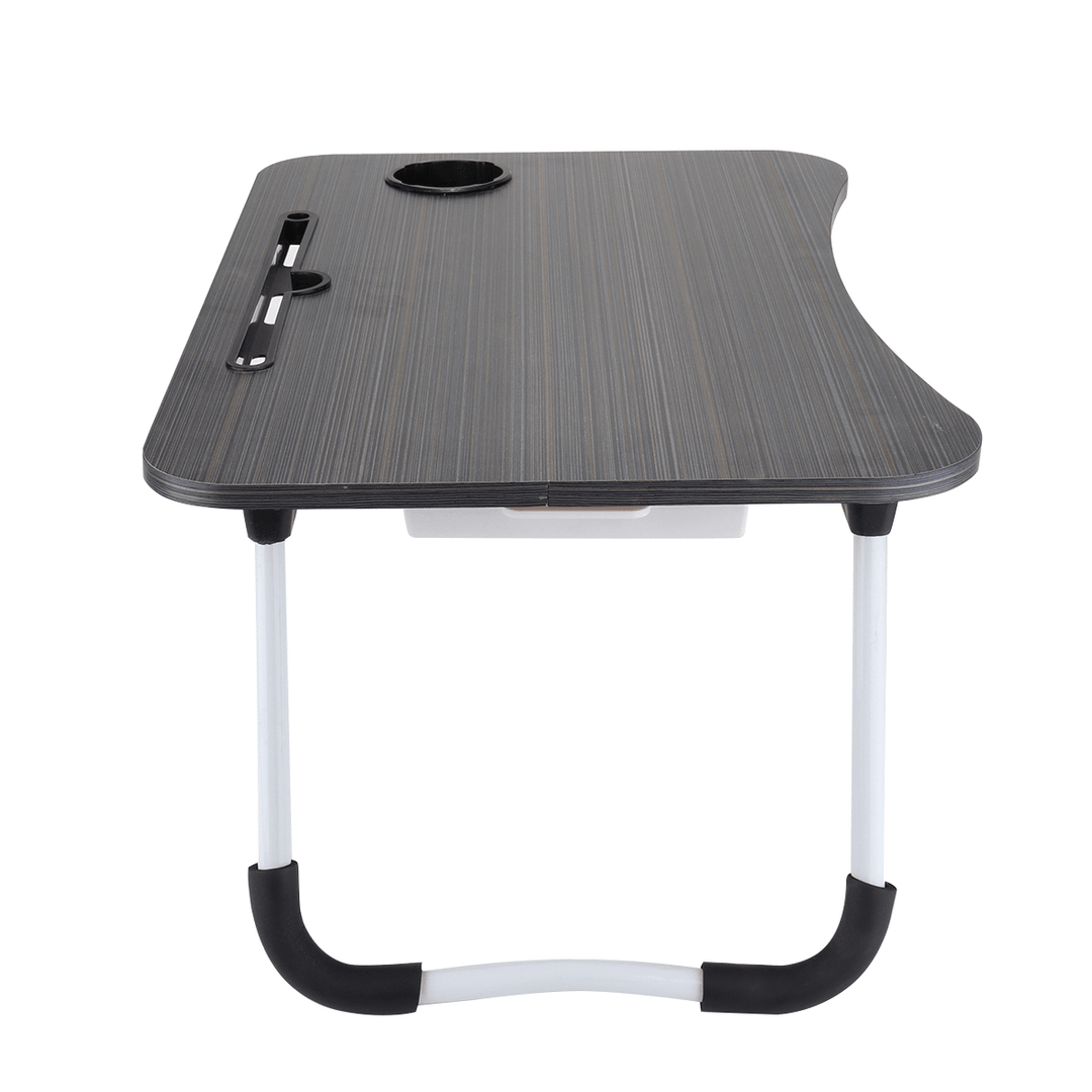 Laptop Table Stand with Small Drawer Portable Folding Desk Notebook Table Stand Lap Tray Bed for Children Student Home - MRSLM