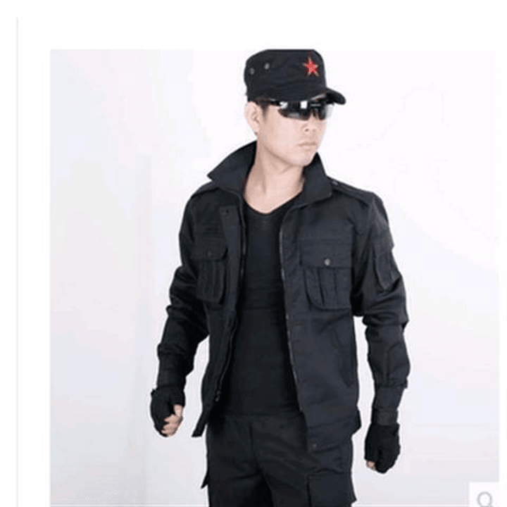 Work Clothes Men'S Jacket Single Labor Protection Suit Spring and Autumn - MRSLM