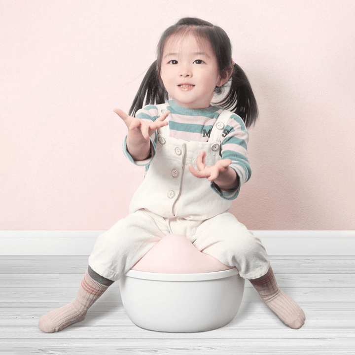Qborn ZQ01JK Children'S Toilet Bowl Baby Toilet Training Seat Cute Potty Children'S Urine Pot Comfortable Portable High Stool Baby Potties from Xiaomi Youpin - MRSLM