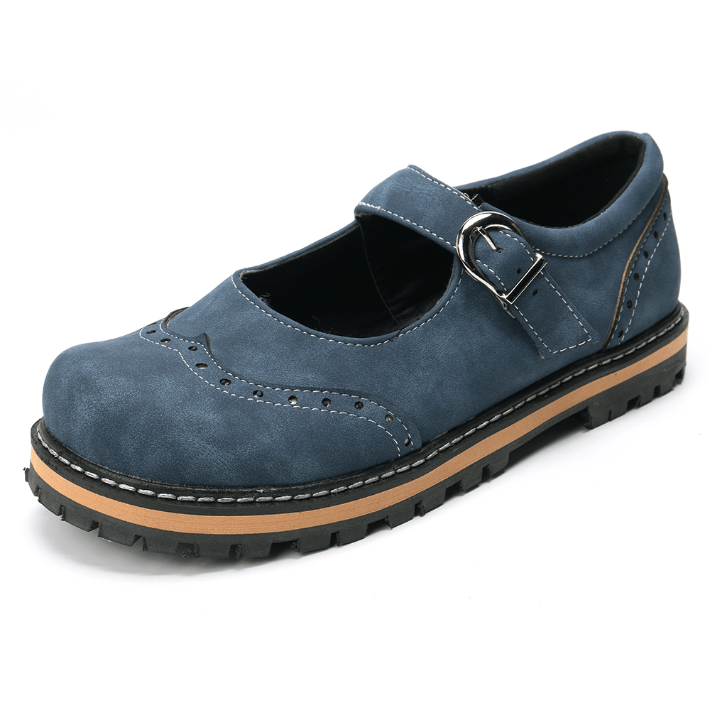 Women Large Size Slip Resistant Comfy round Toe Casual Spring Flats Loafers - MRSLM
