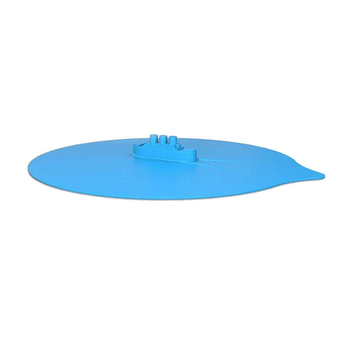 Silicone Ship Steaming Lid Steam Boat Pot Lid Pot Cover Food Fresh Covers Kitchen Cooking Tool - MRSLM
