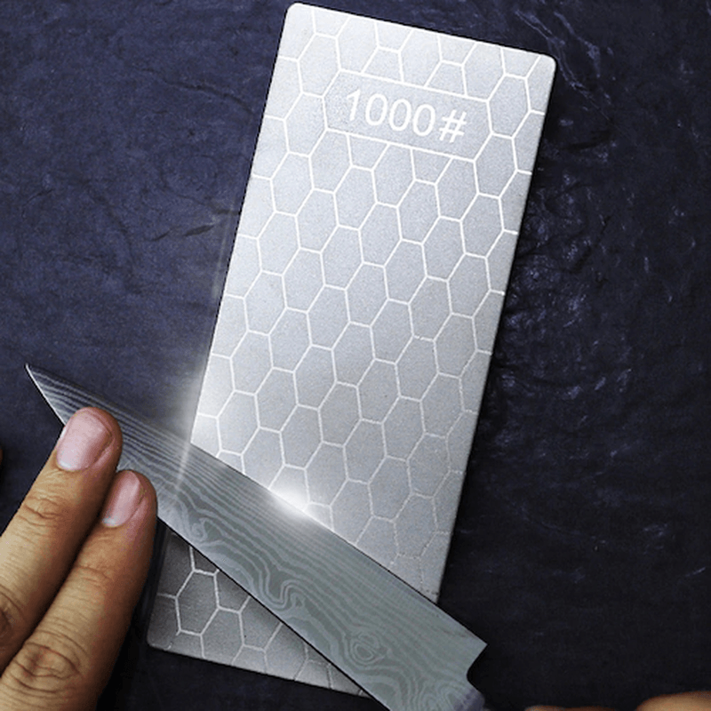 MYVIT Diamond Knife Sharpening Stone Knife Sharpener Ultra-Thin Honeycomb Surface Whetstone Kitchen Grinding Tools - MRSLM