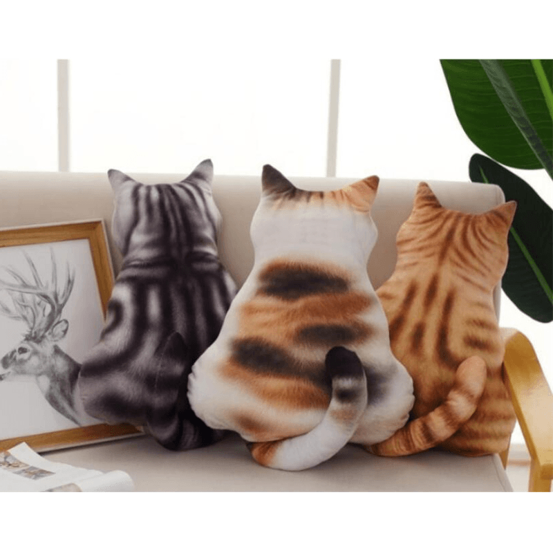 43Cm Cute Cat Soft Plush Back Shadow Toy Sofa Pillow Seat Cushion Stuffed Plush Toy Birthday Gift for Boys or Girls Room - MRSLM