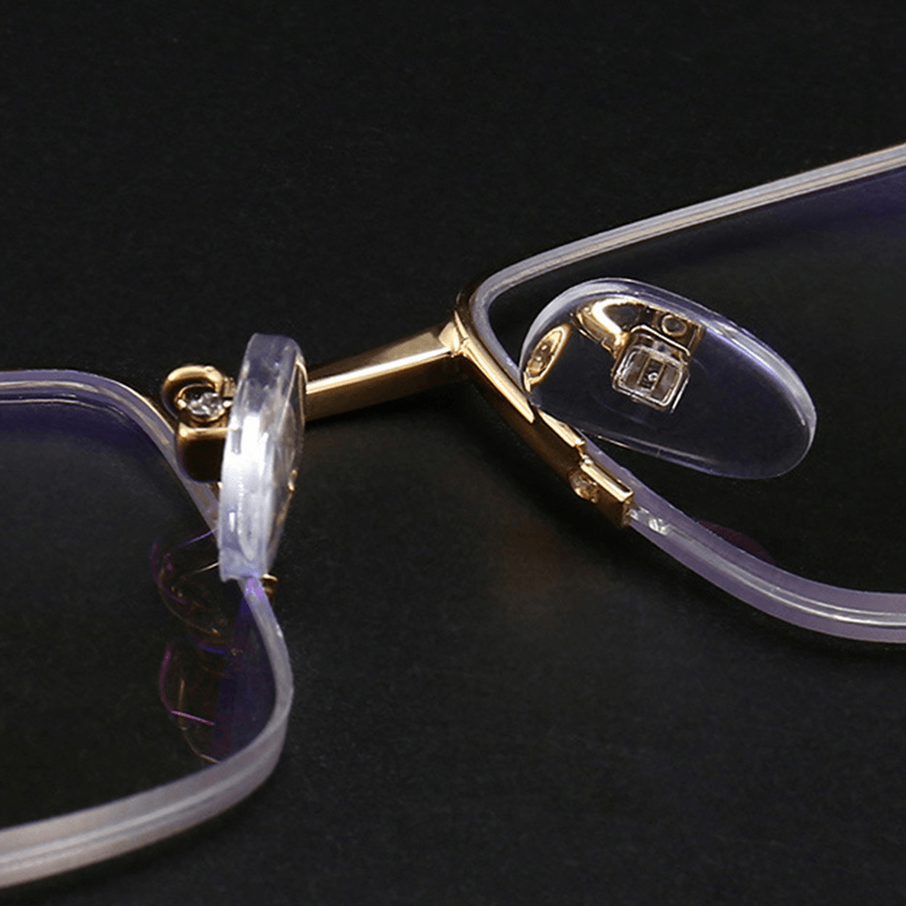 Unisex Dual-Use Half-Frame Multi-Focus Anti-Blue Light Intelligent Automatic Zoom HD Reading Glasses Presbyopic Glasses - MRSLM