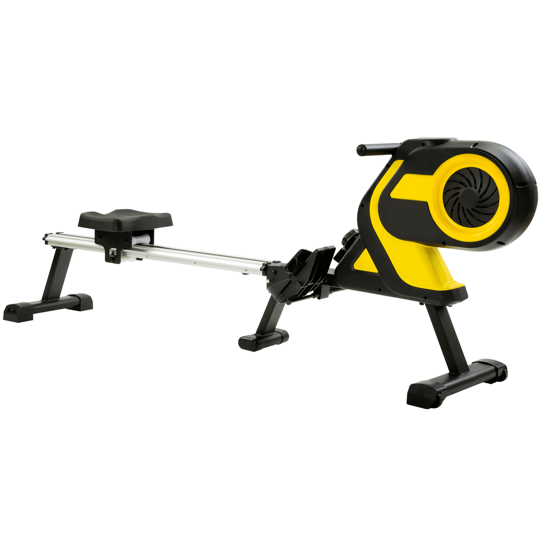 [USA Direct] Bominfit Magnetic Rowing LCD Monitor 46" Slide Rail Folding Exercise Machine for Home Gym Cardio Workout - MRSLM