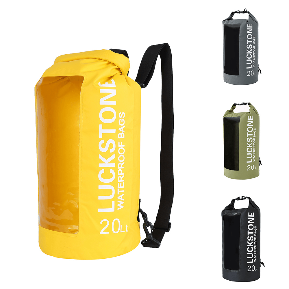 Ipree® 5/10/20L Waterproof Bag Drifting Swimming Backpack Travel Moisture Proof Shoulder Storage Bag - MRSLM