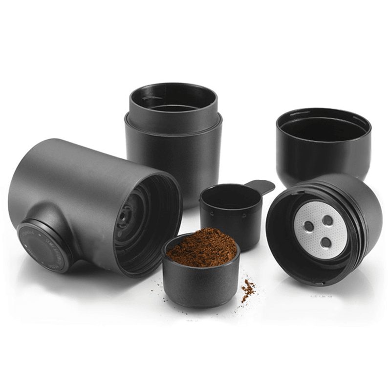 KC-COFF20 Portable Manual Coffee Maker Hand Espresso Maker Mini Coffee Machine Coffee Pot Outd - MRSLM