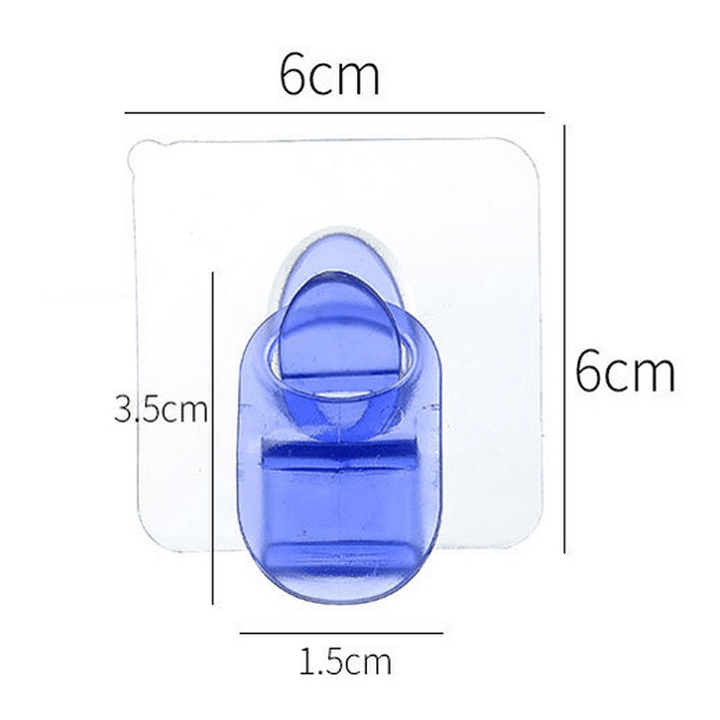 Multi-Function Wall Hanging Toothpaste Face Cream Clips Dispenser Bathroom Strong Adhesive Hook - MRSLM