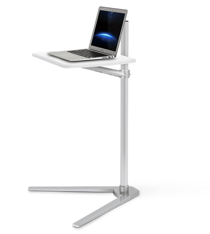 Movable UP-8T Aluminum 7-20 Inch Laptop Floor Stand Height Adjustable Bedside Lapdesk Sofa Desk for Tablet PC Laptop Tea Table - MRSLM