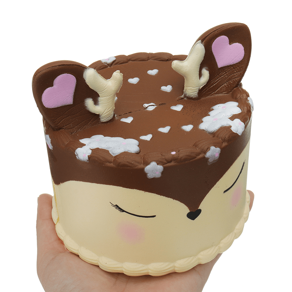 Antler Cake Squishy Toy 11.5*12.5 CM Slow Rising with Packaging Collection Gift - MRSLM