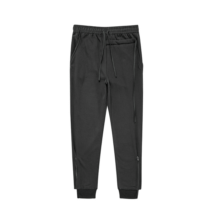 High Street Zip and Fleece Sweatpants Fashion - MRSLM