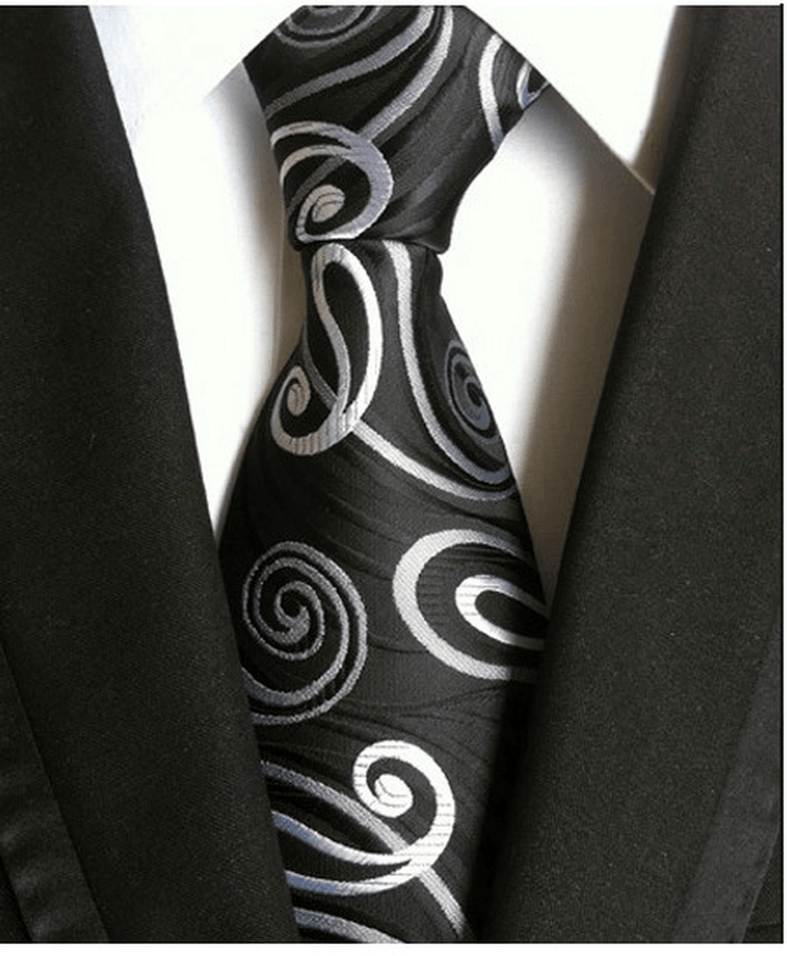 Men S Tie 8Cm Business Gentleman British Formal Wear - MRSLM