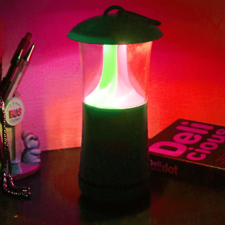 Portable 4.2V LED Touch Dimming Lamp USB Colorful Flash Emergency Night Light - MRSLM