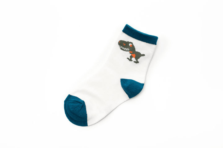 Boy Socks Big, Medium and Small Children'S Socks Dinosaur - MRSLM