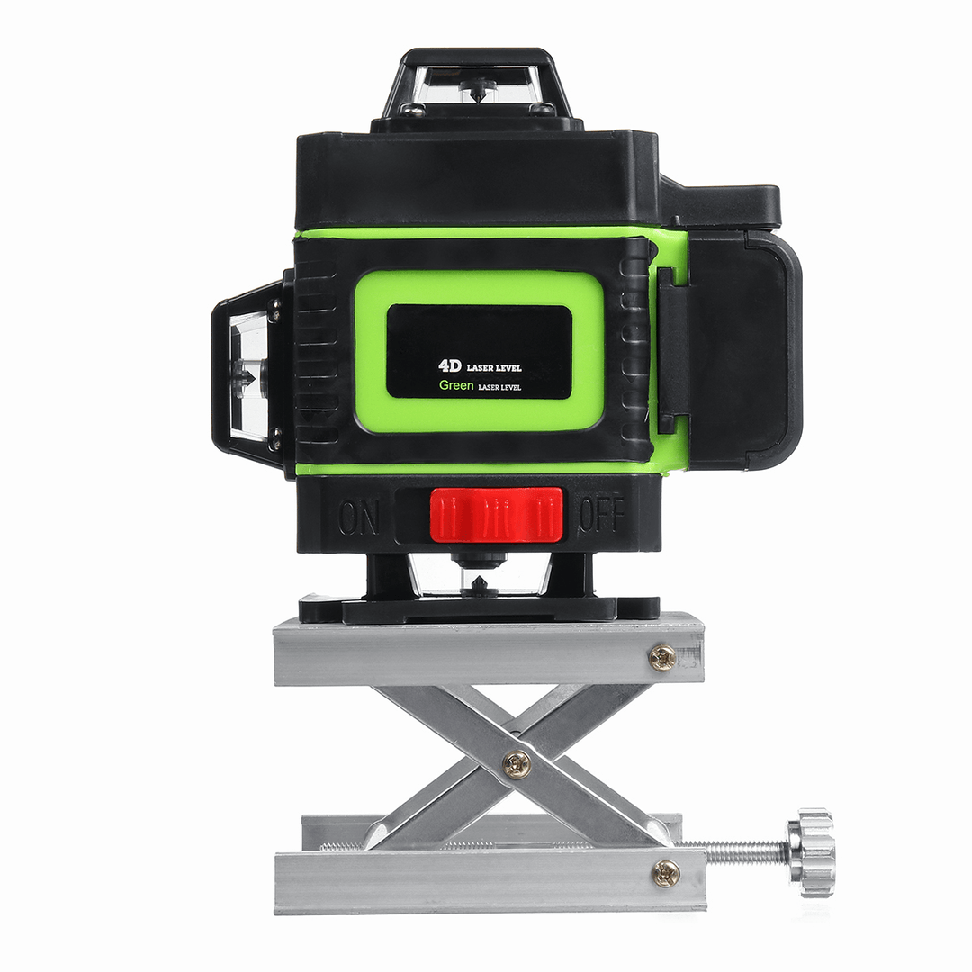 16-Line Strong Green Light 3D Remote Control Laser Level Measure with Wall Attachment Frame - MRSLM