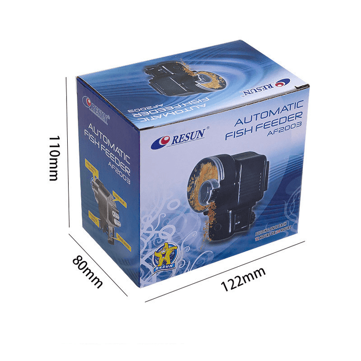 Automatic Fish Feeder 3 Types Timing Feeding 4 Times a Day Appetite Control Duable and Stable Suitable for Aquarium or Household Aquarium - MRSLM