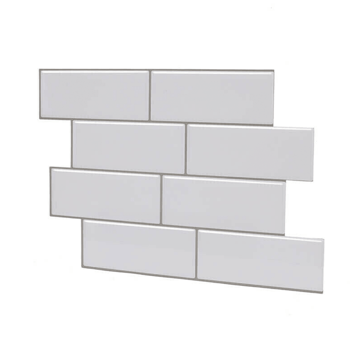 3D Self Adhesive Wall Tiles Pattern Wall Stickers Kitchen Bathroom Home Decoration - MRSLM
