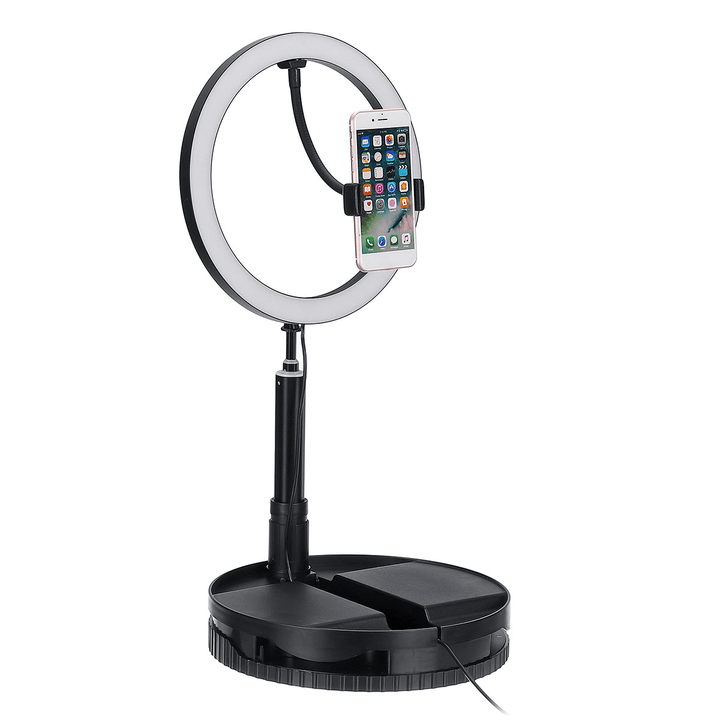 Portable 1.68M Adjustable LED Camera Fill Light Selfie Desktop Live Phone - MRSLM