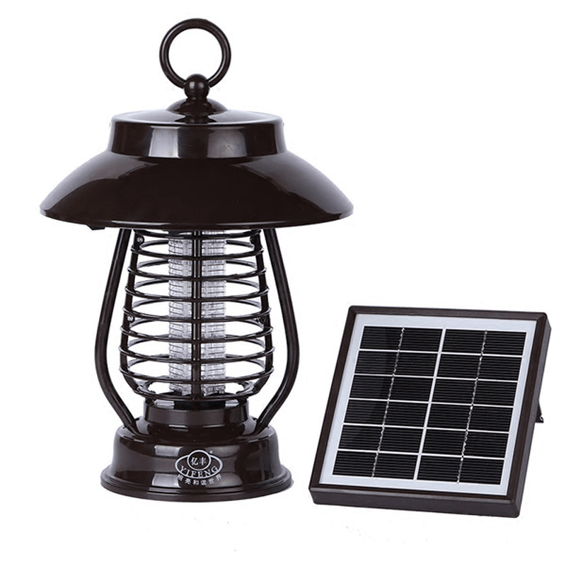 Garden Solar Power Anti-Mosquito LED Light Indoor Outdoor Waterproof Mosquito Killer Lamp - MRSLM