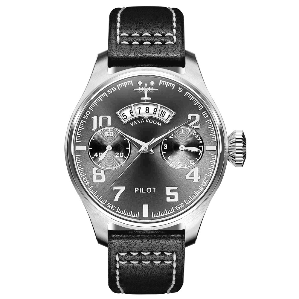 VA VA VOOM VA-2092 Date Display Decorative Dial Men Wrist Watch Casual Style Quartz Watch - MRSLM
