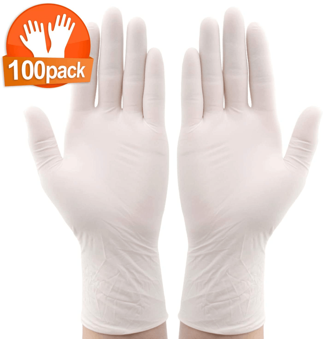 Ipree® 100*Pcs Disposable Nitrile BBQ Gloves Waterproof Safety Glove Disposable Gloves Protective Gloves - MRSLM