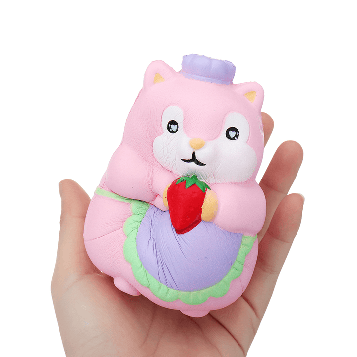 Chef Hamster Squishy 11*8*8Cm Slow Rising with Packaging Collection Gift Soft Toy - MRSLM