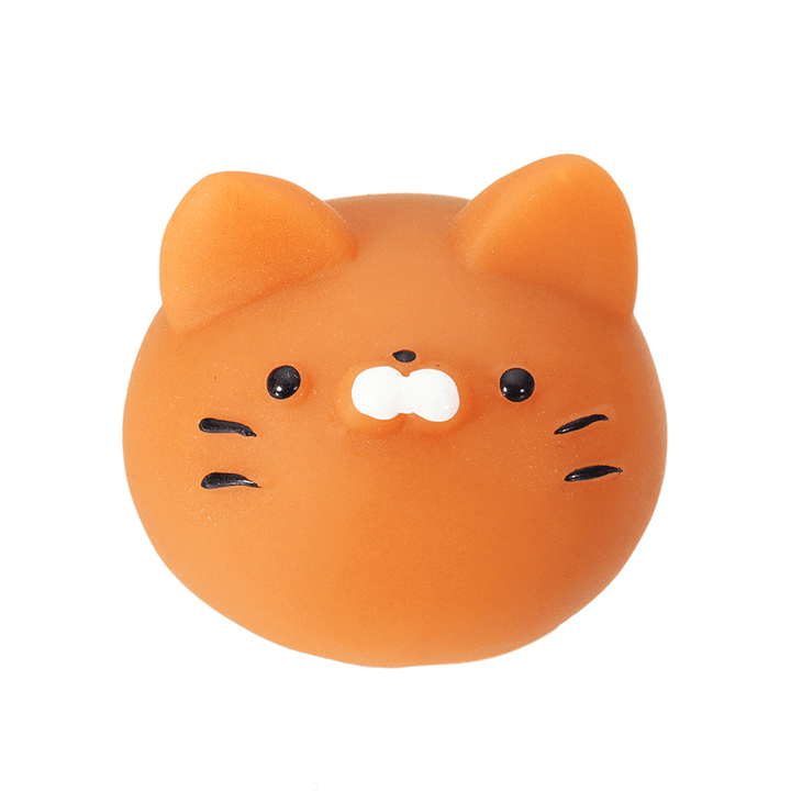 Mochi Maneki-Neko Fortune Cat Kitten Squishy Squeeze Cute Healing Toy Kawaii Collection Stress Reliever - MRSLM