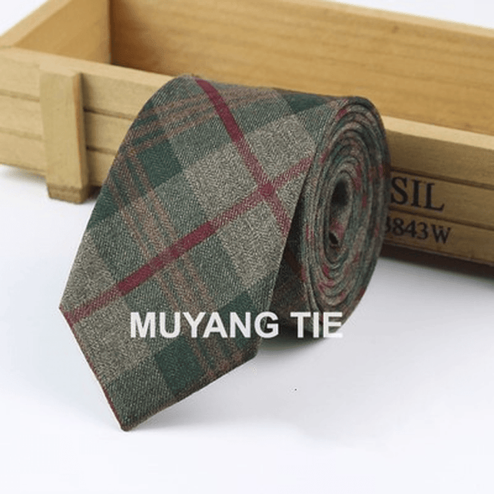 Men'S Tie New Ultra-Narrow Wool Elegant Atmosphere - MRSLM