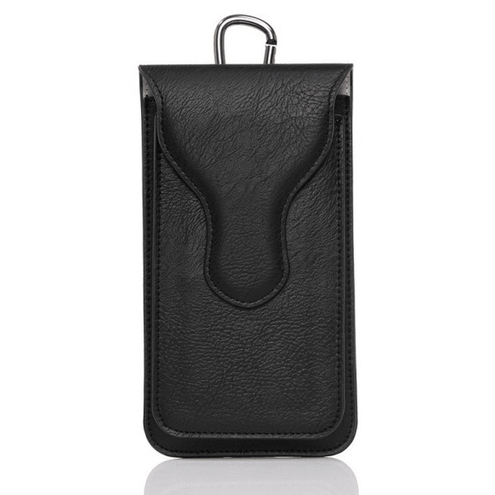 Universal PU Leather Waist Bag Suspensible Outdoor Pouch for Iphone&Samsung - MRSLM