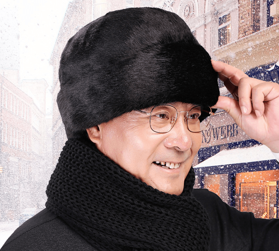 Winter Warm Cotton Hat for Middle-Aged and Elderly People - MRSLM