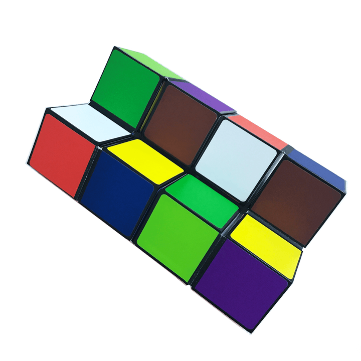 Mini Magic Transforming Cubes Two Layers Puzzle Cubes Educational Toys for Kids Adults Gift - MRSLM