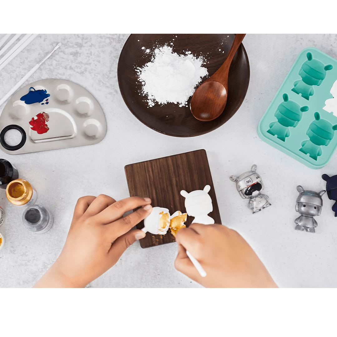 MITU 2Pcs/Set Rabbit Shape Ice Cube Silicone Ice Mold Ice Chocolate Jelly Tray Maker DIY Food Tools Gift - MRSLM