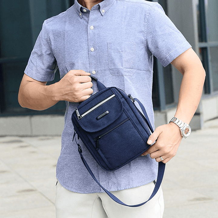 Men Light Weight Large Capacity Shoulder Bag Shoulder Bag for Outdoor - MRSLM