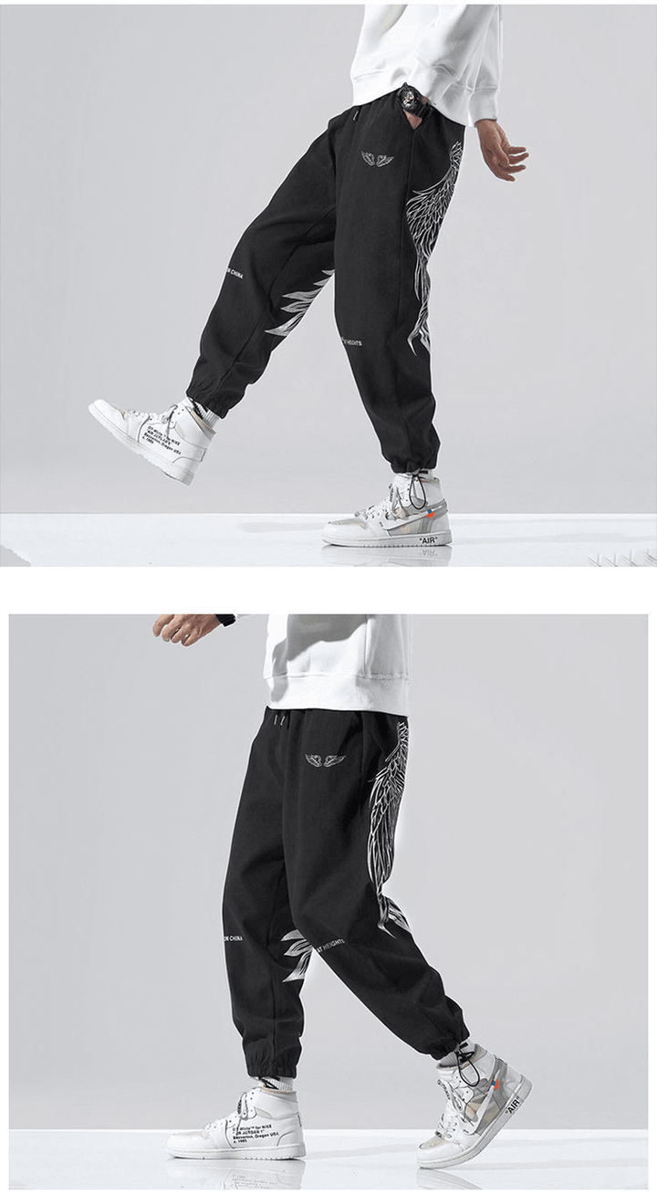 Men'S Printed Loose Harem Casual Trousers - MRSLM