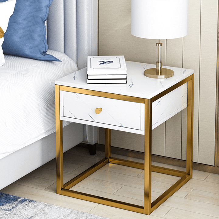 Small Coffee Table Sofa Bedside Nightstand Sundries Storage Cabinet Mini Laptop Desk Home Office Furniture - MRSLM