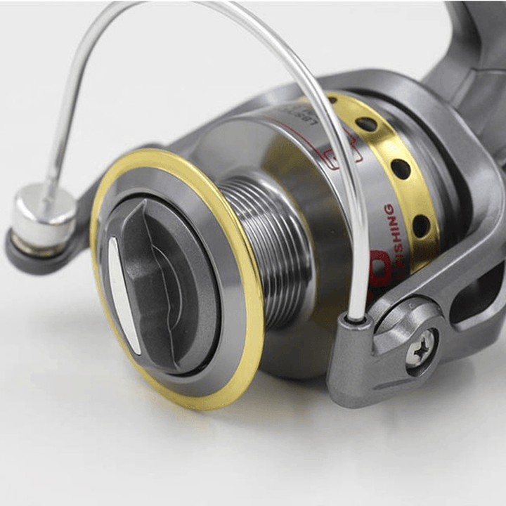 LEO LE Series 1000-7000 Metal Spinning Fishing Reel 8 Ball Bearings 5.5:1 Fishing Tackle - MRSLM