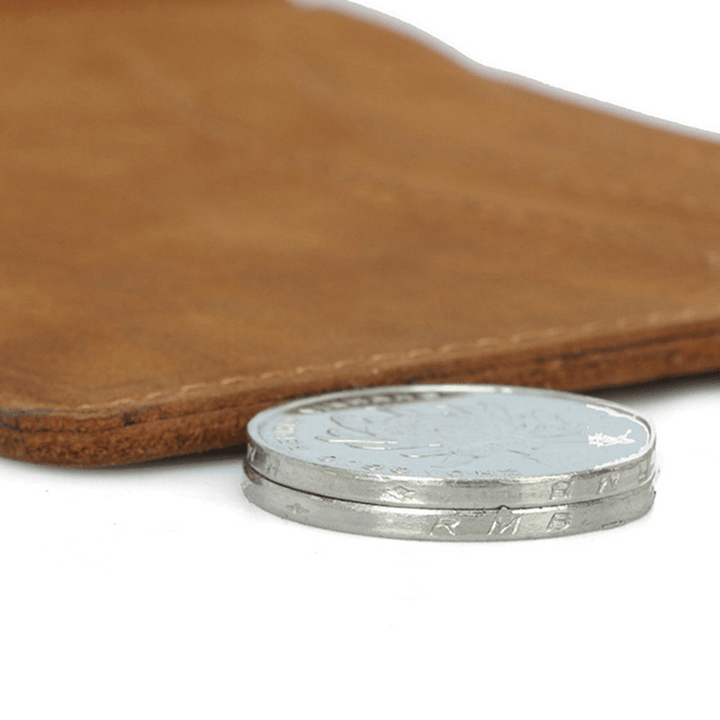 Men Genuine Leather Card Slots Wallet - MRSLM