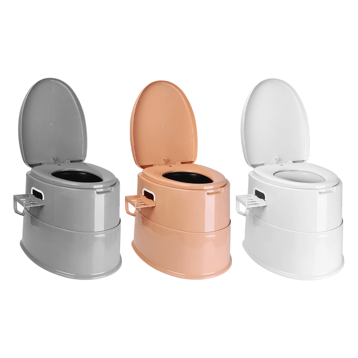 Portable Toilet Squatting Woman Movable Toilet Bedpan Paper Roll Holder - MRSLM