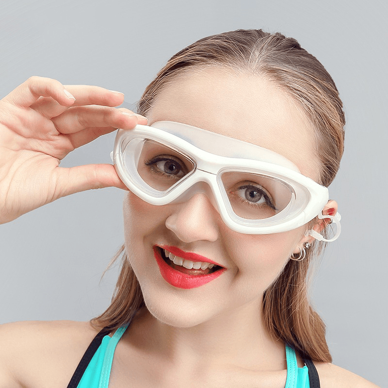 Waterproof Anti-Fog Swimming Goggles Reading Glasses - MRSLM