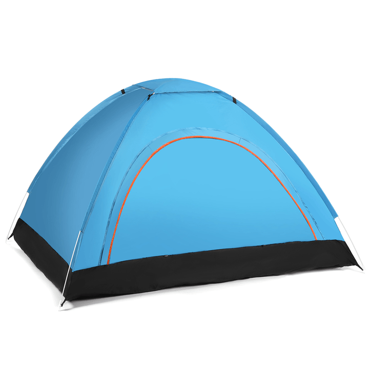 3-4 Person Automatic Camping Tent Double Door Tent Anti-Uv Sun Shade Canopy Outdoor Beach Hiking Fishing Tent 79 X 79 X 49 Inches - MRSLM