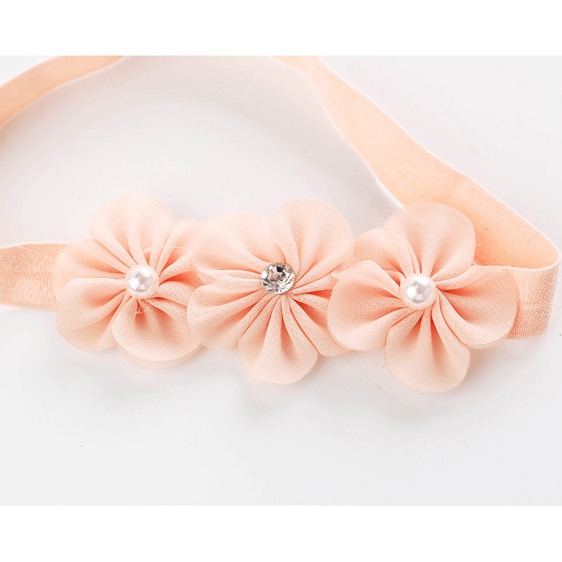 Three Little Plum Blossom Baby Headband - MRSLM