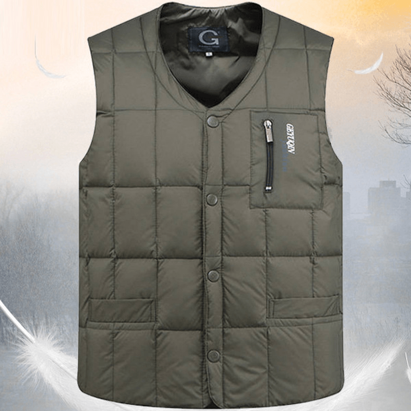 Lightweight Inner and Outer Wear Warm Waistcoat - MRSLM