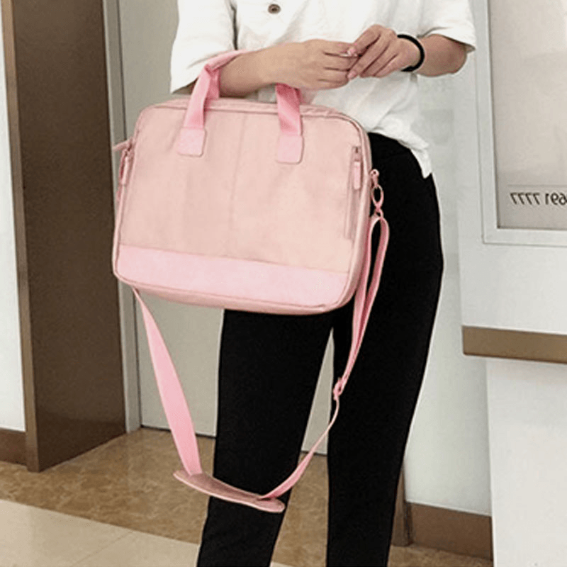 Women Large Capacity Waterproof Light Weight Handbag Shoulder Bag Business Bag - MRSLM