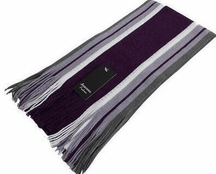 Men'S Striped Scarf Korean Style All-Match - MRSLM