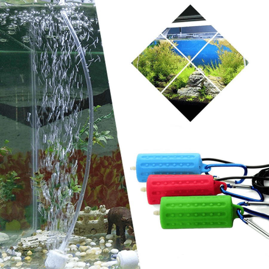Portable Mini USB Aquarium Fish Tank Oxygen Air Pump Mute Energy Saving Supplies USB Oxygen Pump - MRSLM