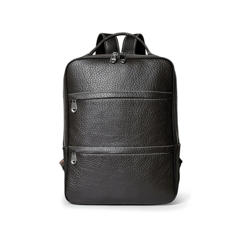 Women Genuine Leather Fashion Cute Solid Backpack - MRSLM