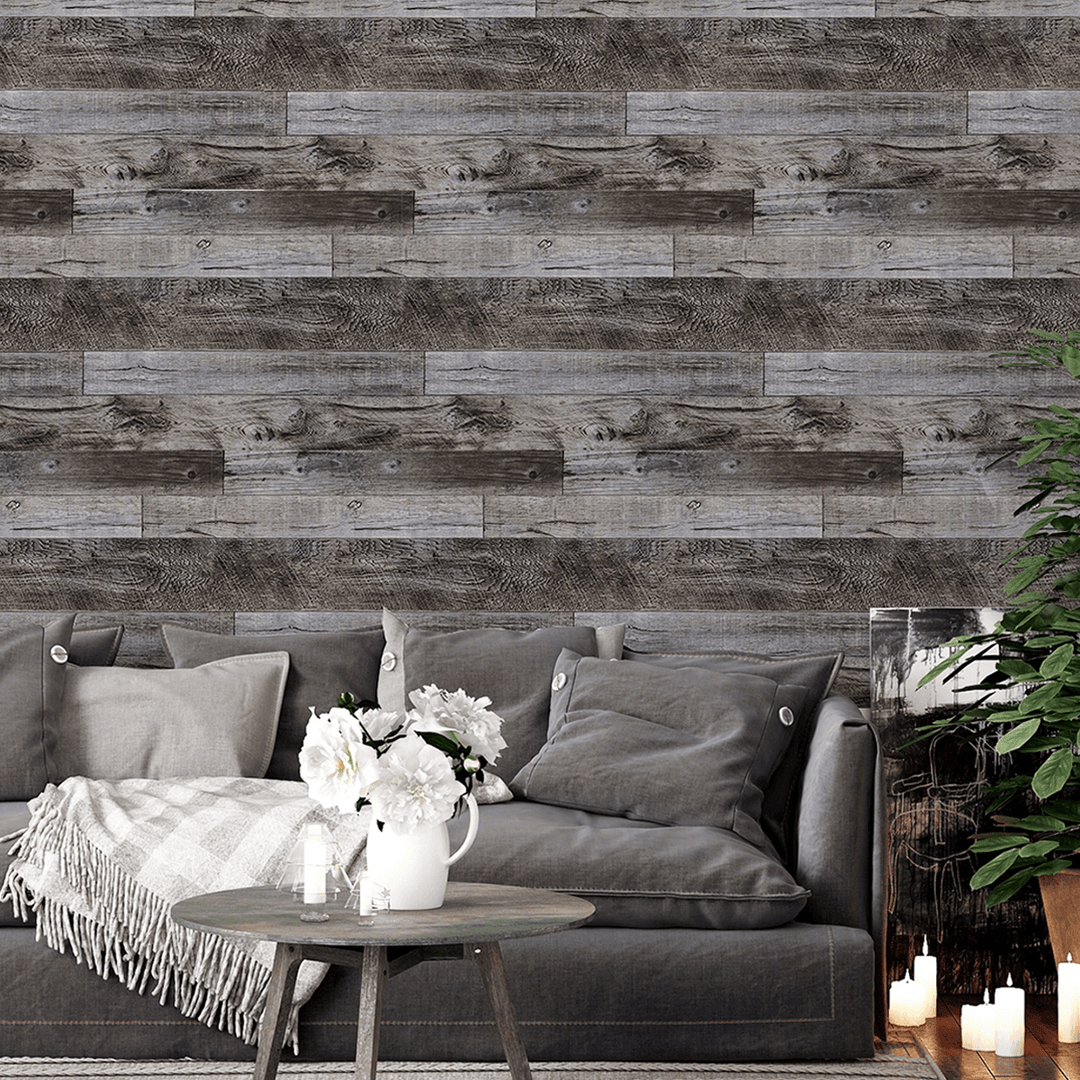 10M Retro Brick Wallpaper Wall Sticker Smooth Waterproof PVC Self-Adhesive Decoration - MRSLM