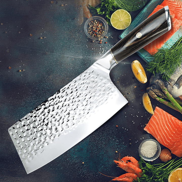 7Inch Stainless Chef Kitchen Knife Steel Multi-Function Non-Stick Cooking Salmon Knife for Kitchen Tool - MRSLM